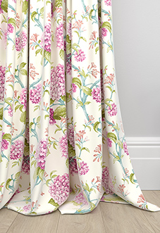 Bouquet Velvet, Wild Rose - Made to Measure Curtain